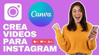 Como hacer videos en CANVA para instagram (FACIL Y RAPIDO 2023)