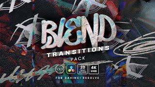 Visual Blend Transitions Pack for Davinci Resolve