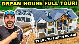 We Moved In! FULL TOUR of My NEW DREAM HOUSE!!! (Start to Finish Build)