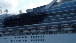 Cruise ship fire - the day after