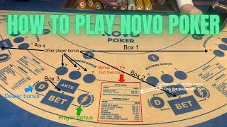 HOW TO PLAY NOVO POKER !!!