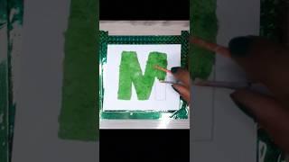 Draw 3D M illusion || #youtubeshorts #viralvideo #viralshorts #mamata1234g #art #illusion #shorts