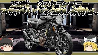 250CC唯一のスクランブラーはスヴァルトピレン250しか勝たん【ゆっくり解説】