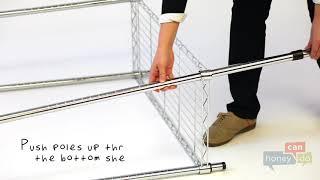 Honey-Can-Do Shelving Unit Assembly Instructions