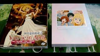 Your Lie in April: Malaysian DVD vs. Official Blu-Ray Release COMPARED