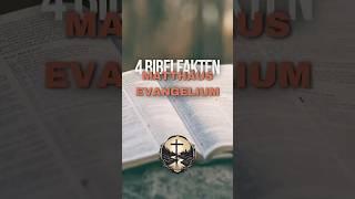  4 spannende Fakten über das Matthäus-Evangelium! #bibel #bibelverse #christentum #jesuschristus