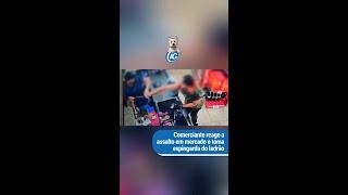 Comerciante reage a assalto em mercado e toma espingarda do ladrão
