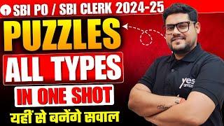  ALL TYPES OF PUZZLES IN ONE SHOT | FOR SBI CLERK 2024 | ANKUSH LAMBA | BANKING CHRONICLE