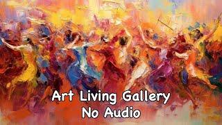 TV Wall Art Slideshow | Dynamic Expressions: Action Painting Abstract (No Sound)