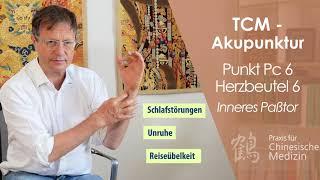 Akupunktur-Punkt Pc 6 / Pe 6 besonders wirksam u.a. bei Unruhe, Schlaflosigkeit, Reiseübelkeit