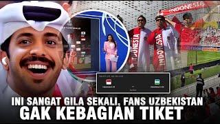 GEGERNYA!! Media Qatar Gak percaya Tiket Indonesia vs Uzbekistan Ludes sama Fans Garuda
