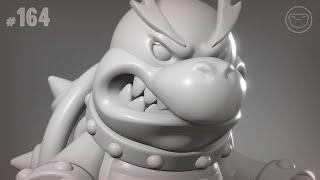 #164: Bowser FULL SCULPT in Nomad Sculpt (Nintendo, Super Mario Bros)