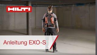 Hilti EXO-S Exoskelett für Überkopfarbeiten - Anleitung