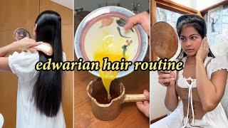 I Tried Recreating A Real Historical Hair Care Routine | Old Hair Growth Secrets That Work!