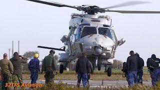 [4K] NH90 Helicopter Lands on Dummy-Deck