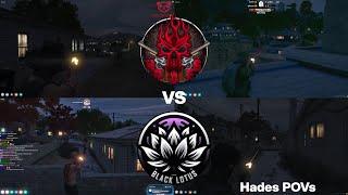 Hades v Black Lotus (Fudge Turf Fight) 6v9 1st | Hades POVs | Nopixel RP