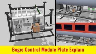 Brake control panel of LHB coach | #brakecontrolpanel