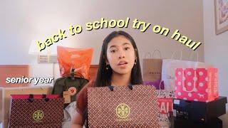 $3000 back to school try-on clothing haul! (senior year)