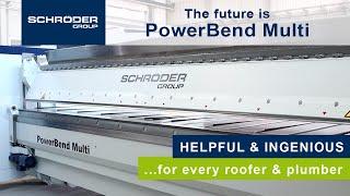 SCHROEDER: Folding machine PowerBend Multi - Advantages and functions