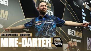 NINE-DARTER! Luke Humphries' nine-dart magic - 2025 BetMGM Premier League (Brighton)