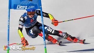 Mikaela Shiffrin holds on for World Cup giant slalom win in Lienz, Austria | NBC Sports