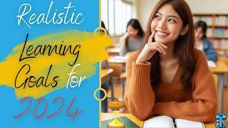 How to set REALISTIC ENGLISH LEARNING GOALS in 2024