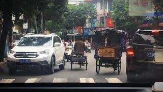 Streets of China.Tingjiang, Mawei District, Fuzhou, Fujian China