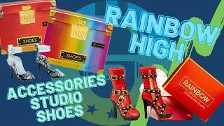 Rainbow High Mini Accessories Studio Shoes Unboxing Review | The Upside Down Robot