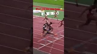  She came from nowhere to take the win ️ #shorts #short #trackandfield