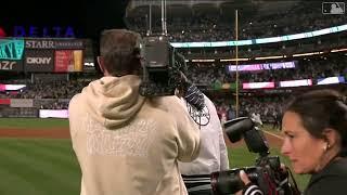 CC Sabathia Throws Out the First Pitch! | 2024 ALCS Game 1 | 10/14/2024