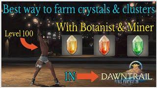 How to farm crystals & clusters in Dawntrail