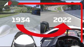 The onboard evolution of SPA-FRANCORCHAMPS! (1934-2022) | #AssettoCorsa