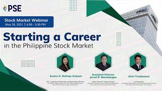 Starting a Career in the Philippine Stock Market