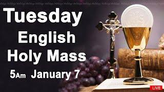 Catholic Mass Today I Daily Holy Mass I Tuesday January 7 2025 I English Holy Mass I 5.00 AM