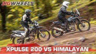 Royal Enfield Himalayan  Hero XPulse 200 | Comparison Test | ZigWheels.com