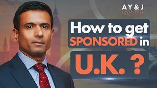 How To Get Sponsorship To Work In The UK? | UK Visa Sponsorship Jobs