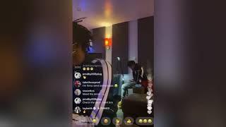 Section8 Cooking Up Lil Baby Type Beats On Instagram Live | IG LIVE TV