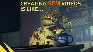 CREATING SFM VIDEOS IS LIKE... | FNAF Animation
