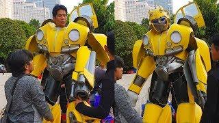 Bumblebee Suit Up Scenes || Bumblebee in real life