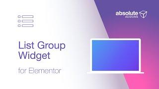 List Group Widget For Elementor || Absolute Addons