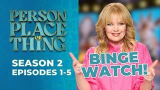 Full Episodes 1-5 - Season 2! | Person Place or Thing Game Show with Melissa Peterman