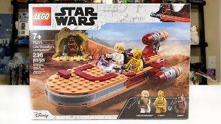 LEGO Star Wars 75271 Luke Skywalker's Landspeeder 2020 Set Review!