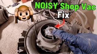 How To Fix Noisy Shop Vac. Oiling Loud Bearings Maintenance