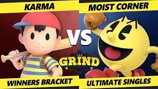 Smash Ultimate Tournament - Karma (Ness) Vs. Moist corner (Pac-Man) The Grind 101 SSBU Winners Rd 2