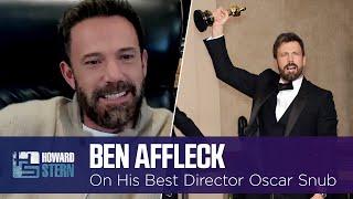 Ben Affleck on Being Snubbed for the Best Director Oscar for “Argo”