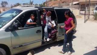 El Faro Orphanage Van Returning From A School Pickup