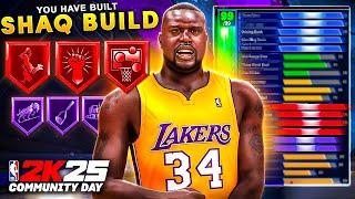 PRIME SHAQ CENTER BUILD ON NBA 2K25! 99 STANDING DUNK + LEGEND REBOUND CHASER!