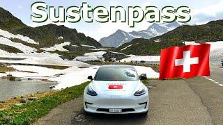 Mit TESLA Software Update 2024.20.6 über den Sustenpass | TESLA Model 3 Long Range Heckantrieb