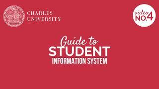 SIS Student Information System  | Charles University Adaptation Course