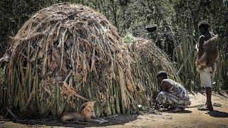 Hadzabe Hut Building - Amazing Traditional House from Natural Materials